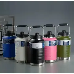 GENERICO - Termo Camping Acero Inoxidable 1500 ML — Gran Capacidad Conserva Frío y Calor