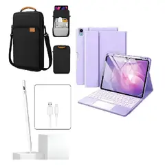 GENERICO - Estuche Teclado Touchpad + Lapiz + Bolso Para Tablet Samsung A8 10.5 X200 - X205