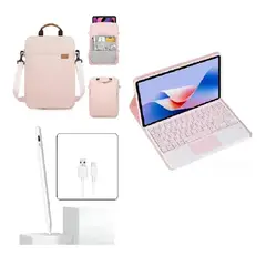 GENERICO - Estuche Teclado Touchpad + Lapiz + Bolso Para Tablet Samsung A8 10.5 X200 - X205
