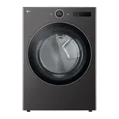 LG - Secadora 22kg A Gas Thinq Turbosteam Df22bfxs6bk