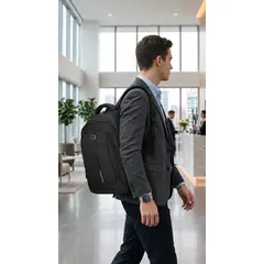 MULTIBAGS - COMBO PARA HOMBRE REGALO BOLSO REFORZADO MAS RELOJ EN ACERO