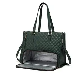 GENERICO - Cartera térmica para dama 2 en 1 con monedero y correa color VERDE