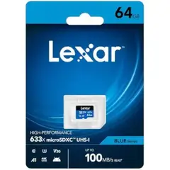 LEXAR - Micro SDHC 64GB Class 10