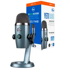LOGITECH - Micrófono Gamer G Yeti Nano · USB-A · Condensador · Gris