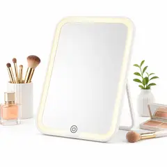 SPORT GLOBAL - Espejo con luz led recargable para maquillaje 3 en 1-