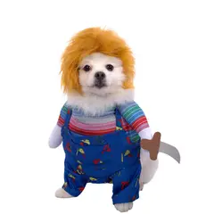 FANTASTIC NIGHT - DISFRAZ CHUCKY MASCOTA RAZAS PEQUEÑAS.