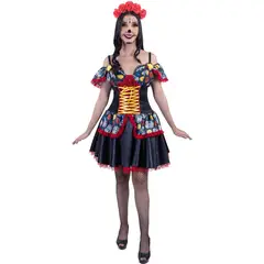 FANTASTIC NIGHT - DISFRAZ DE CATRINA PARA MUJER