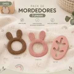 NOVY BABYS - Mordedor para bebé set x 3