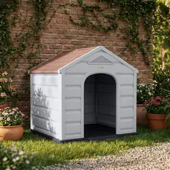 RIMAX - Casa Para Perro Razas Medianas Terracota