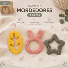 NOVY BABYS - Mordedor para bebé set x 3