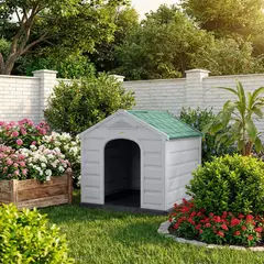 RIMAX - Casa Para Perro Razas Medianas Terracota