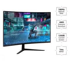 VIEWSONIC - Monitor Gamer Curvo 32” VX3218-PC-MHD 180Hz 1ms
