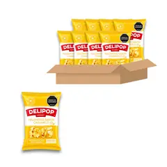 DELIPOP - Crispetas Palomitas Sabor Caramelo 8und X66g