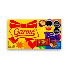 GAROTO - Bombones de Chocolate Surtidos 128g