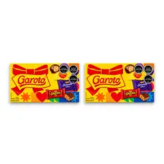 GAROTO - Bombones de Chocolate Surtidos 2 Paquetes X128g