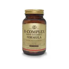 SOLGAR - B-COMPLEX CON VITAMINA C - 100 TABLETAS -