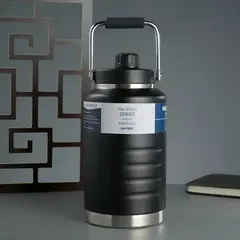 CHINA - Termo camping grande negro 2000ML