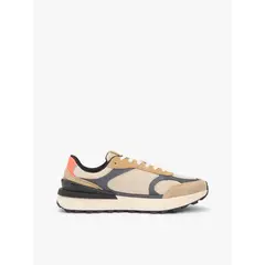 TOMMY HILFIGER - Tenis khaki color block estilo running