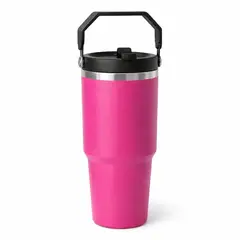 CHINA - Termo metalico tumblr rosa 900ML