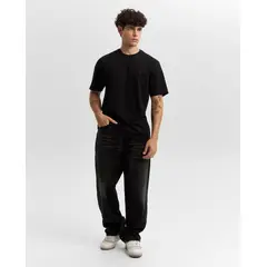 AMERICANINO - Camiseta Manga Corta Hombre Básica Cuello Redondo