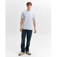 AMERICANINO - Camiseta Manga Corta Hombre Básica Cuello Redondo