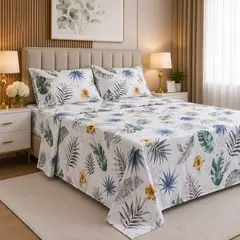 GENERAL - Juego de Sábana 220 Hilos – Cama Doble 140X190