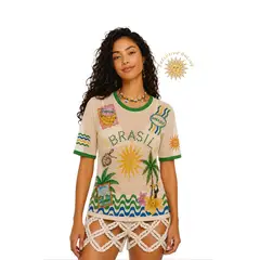 MOMPOSSINA - BRASIL MESH SHIRT
