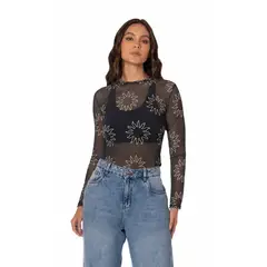 MOMPOSSINA - SOLAR MESH LONG SHIRT
