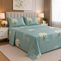 GENERAL - Juego de Sábana 220 Hilos – Cama QUEEN 160X190
