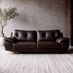 PURO CUERO - Sofa 2 puestos Venecia 175 x 100 x 86 cm Cuero