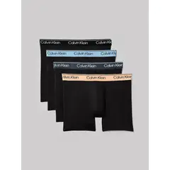CALVIN KLEIN - Pack negro de 4 bóxers brief - Microfiber Stretch