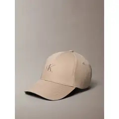 CALVIN KLEIN - Gorra beige monogram