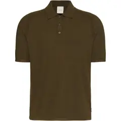 CALVIN KLEIN - Saco verde tipo polo de tejido técnico