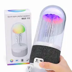 WAER - Lámpara Led Medusa Parlante Bluetooth Luz Rgb Ambiental