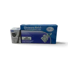 DBX - Tiras Para Glucometría Glucocare Match X 50 - Db Life