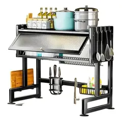 CHINA - Organizador Escurridor Platos Loza Con Tapa 65cm