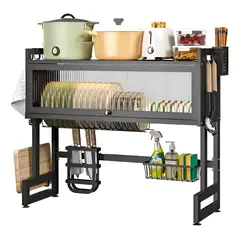 CHINA - Organizador Escurridor Platos Loza Con Tapa 65cm