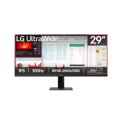 LG - Monitor UltraWide 29U511A · 29" UWFHD 100Hz · IPS 5ms GTG · Negro