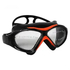 GENERICO - Gafas de Natación Negras Sport Naranja