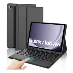 GENERICO - Estuche funda y teclado para Tablet Samsung A11+ de11 pulgadas Color NEGRO Generica