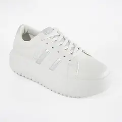 PRICE SHOES - Tenis Plataforma Mujer 202WN46-ABPLATA
