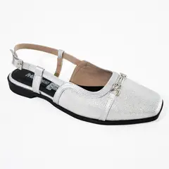 PRICE SHOES - Baletas tipo slingback para mujer 182BE916PLATA