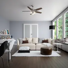 HUNTER - Ventilador de Techo Newsome 3 Luces
