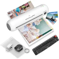 USA - Laminadora Térmica A4 + Cortador + Redondeador + 15 Bolsas 110v