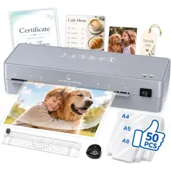 USA - Laminadora Térmica 9 Pulgadas + Cortador 50 Bolsas 110v