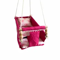 ARTESANAL - Hamaca para Bebé Fucsia
