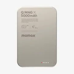 MOMAX - Batería Magnética Delgada Titanio