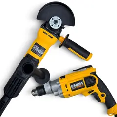 ENUM - Combo Taladro Percutor 1/2 950w + Pulidora 5 Pulg 1200w