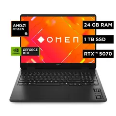 HP - Portátil Gaming 16-ap0007la AMD Ryzen 9 8940HX 24GB RAM 24GB SSD RTX 5070 Win 11