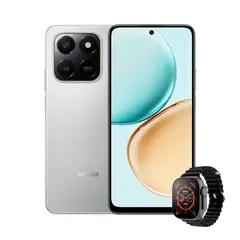 HONOR - X7d 256GB 8GB Ram Plateado + Smartwatch